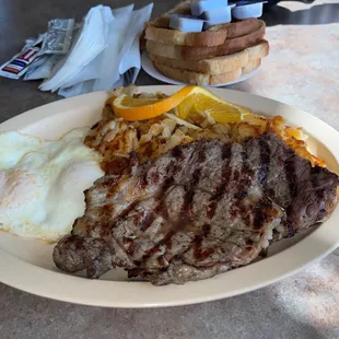 Steak and eggs :)