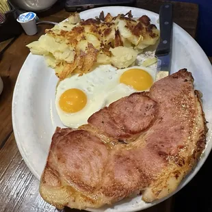 Virginia Ham and 2 Eggs