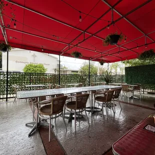 outside patio area