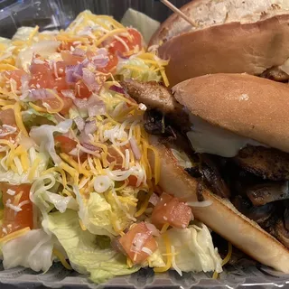Chicken Mushroom Melt Sandwich