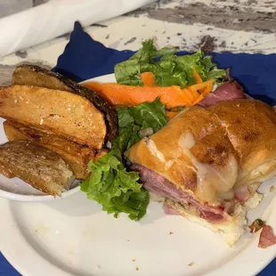 The Havana with fries, this only shows half the sandwich.