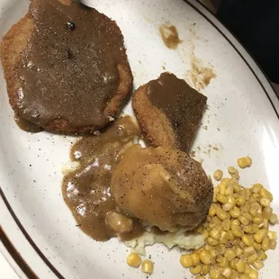 Covered in pepper to try and make it edible.