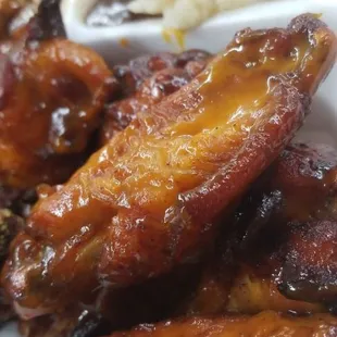 Fools gold wings &amp; mashed potatoes n gravy!