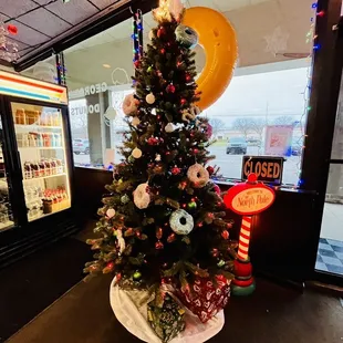 Doughnut Christmas tree
