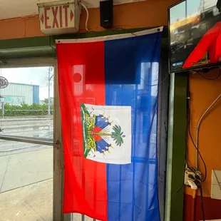 the flag of haiti