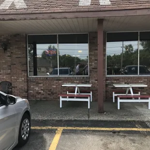 Outside seating