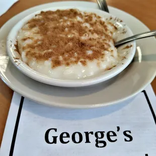 FREE Rice Pudding with every meal