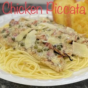 New Past dish Chicken Piccata so GOOD...