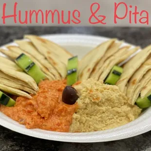 hummus and pita