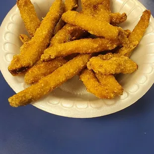 Pickle fries. These are &quot;lit&quot; according to The Kid