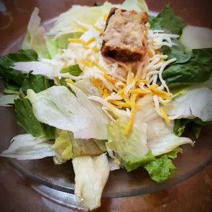 Salad included with meal