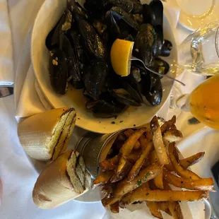Mussels and frites