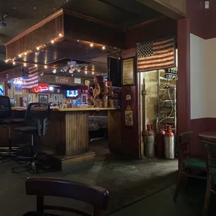 a view of the inside of a restaurant