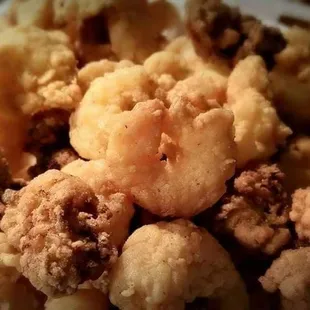 a plate of fried food