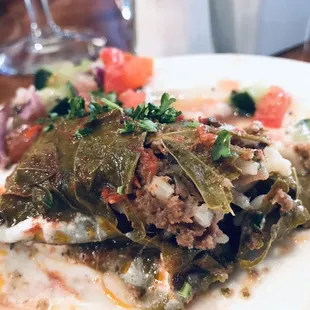 Beef Dolmathes Appetizer (2) happy hour