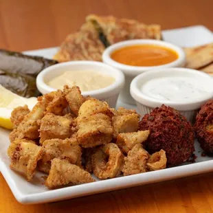 a plate of food