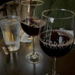 Chianti wine - how cute are their wine glasses?!