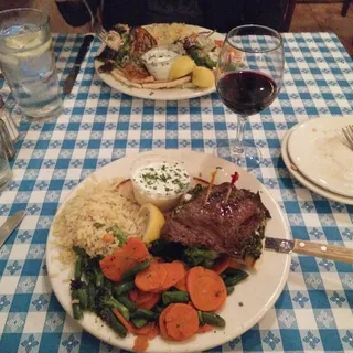 Flat Iron Steak Combo