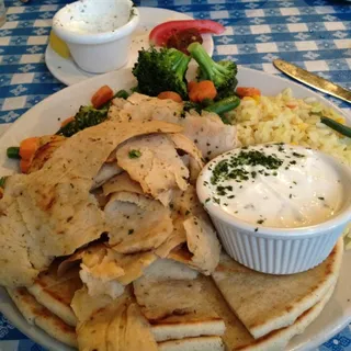 Kids' Chicken Gyro Plate Combo