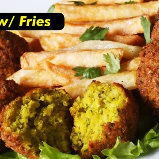 a plate of fried food