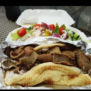 Gyro &amp; Salad