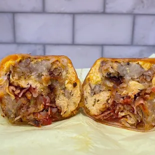 Behold, the mighty breakfast burrito!
