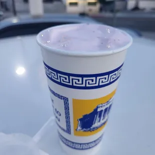 Strawberry milk shake@