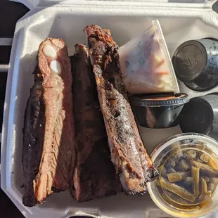 Ribs from George's Happy Hog Barbeque