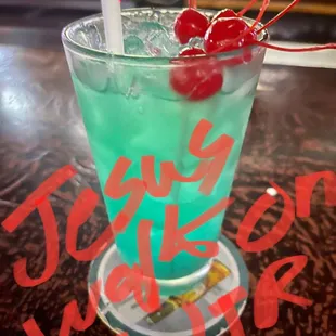 Some of the drinks the bartender made me!