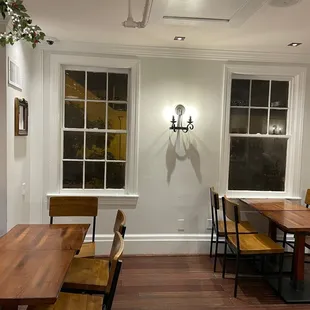 Upstairs dining