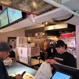 interior, sushi and sashimi