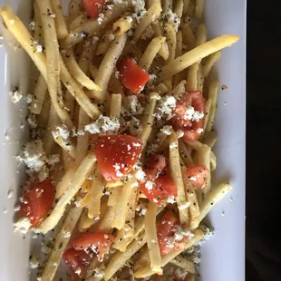 feta tomato fries