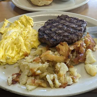 3. Chopped Steak and Eggs