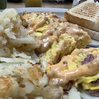 Reuben Omelet