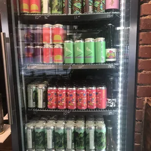 Fridge fully stocked with American Solera