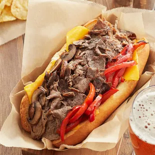 Steak sandwich as you like it