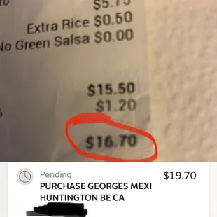 Intentionally overcharged my card