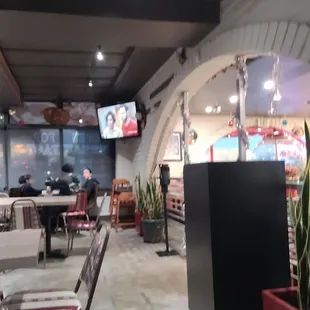 It was there in the corner where the salsa bar used to be.