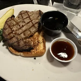 Open Face Steak Sandwich