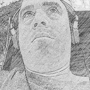 a man with headphones