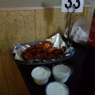 Chicken wings with Ranch