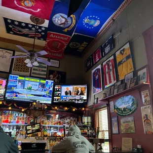 two men sitting at the bar