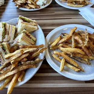 Conley Turkey Club with Freshly Cut French Fries