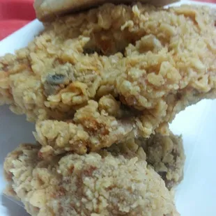 Fried Chicken very crispy n not too greasy