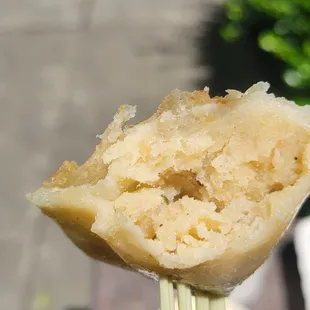 Inside the potato and onion pierogie