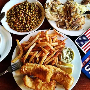 fish and chips, seafood, food, fish