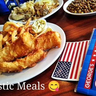 fish and chips, seafood, food, fish