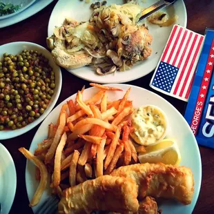 seafood, food, fish and chips, fish