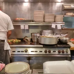 Everything is cooked in front of you