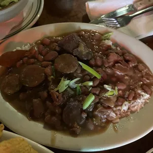 Red Beans, Rice, and Sausage